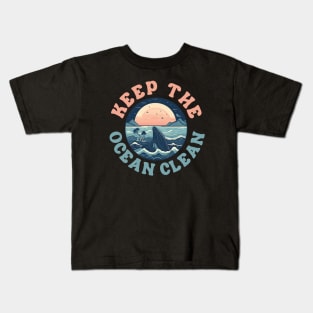 Keep the ocean clean Kids T-Shirt